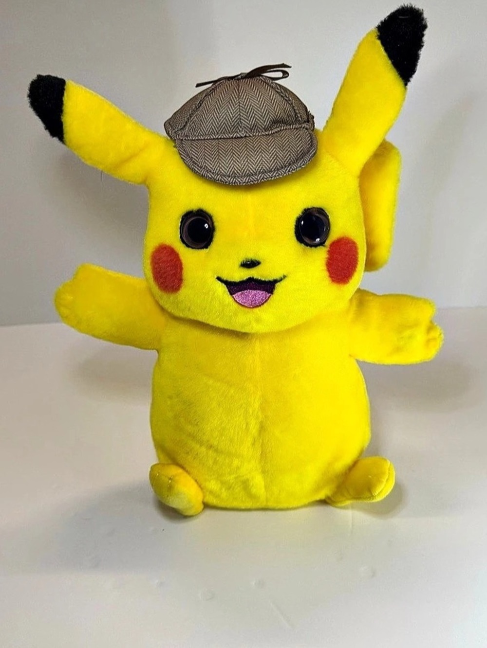 POKEMON DETECTIVE PIKACHU MOVIE TALKING 12 INCH PLUSH PHRASES